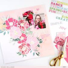 12x12 Layout Swap - Pink Paislee - And Many More Kit - For Card Makers