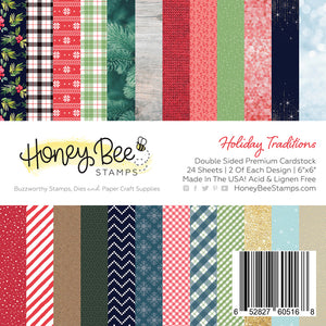 12x12 Layout Swap - Honey Bee Stamps - Snow Buddies Kit
